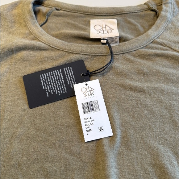 Chaser Open Shoulder Top Green Size Large - Picture 3 of 9